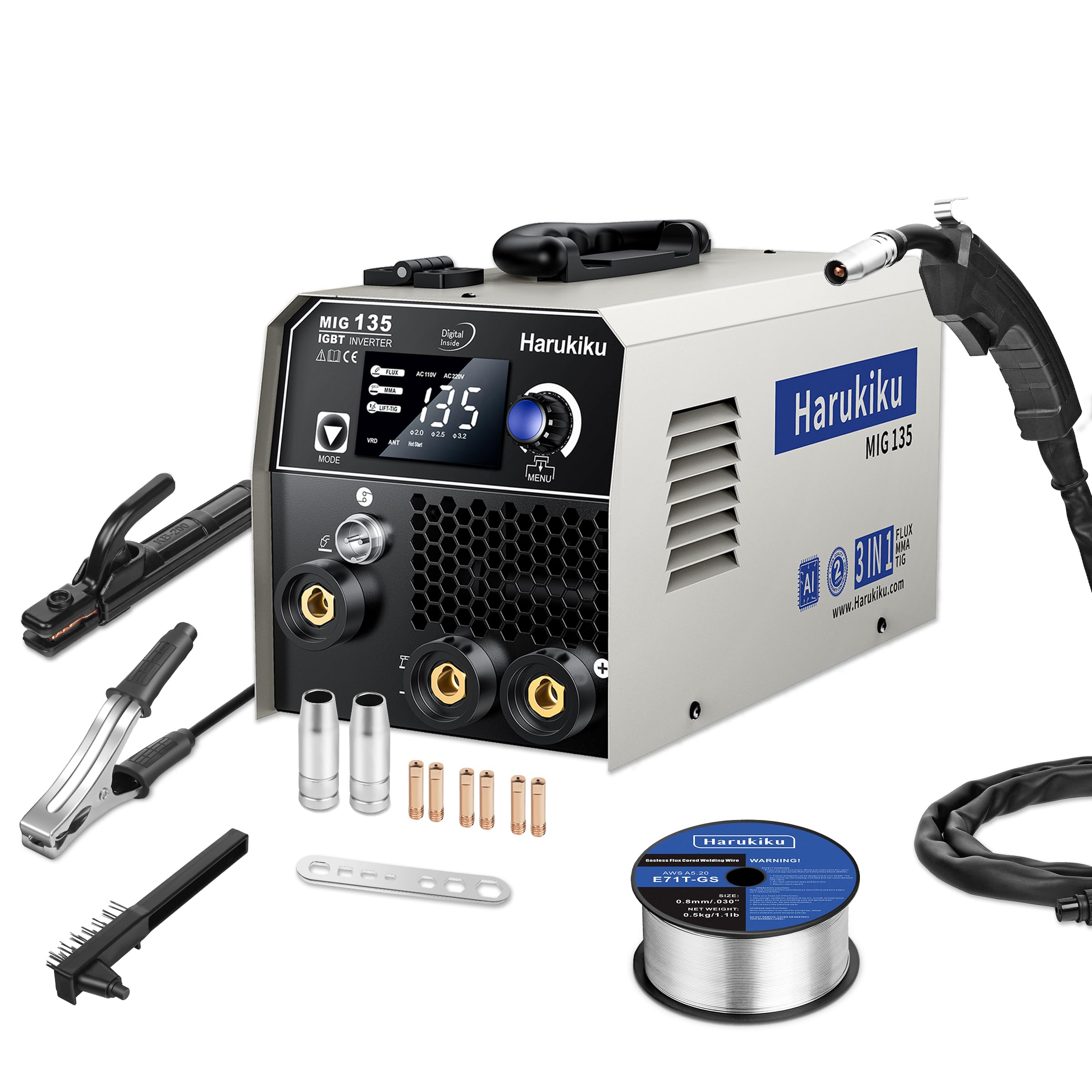 Harukiku 135A sans gaz (3 en 1)
